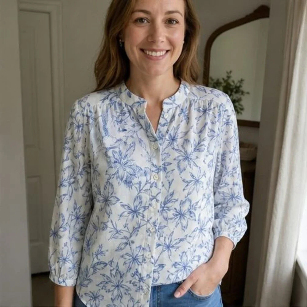 Black Tie Neck Blouse